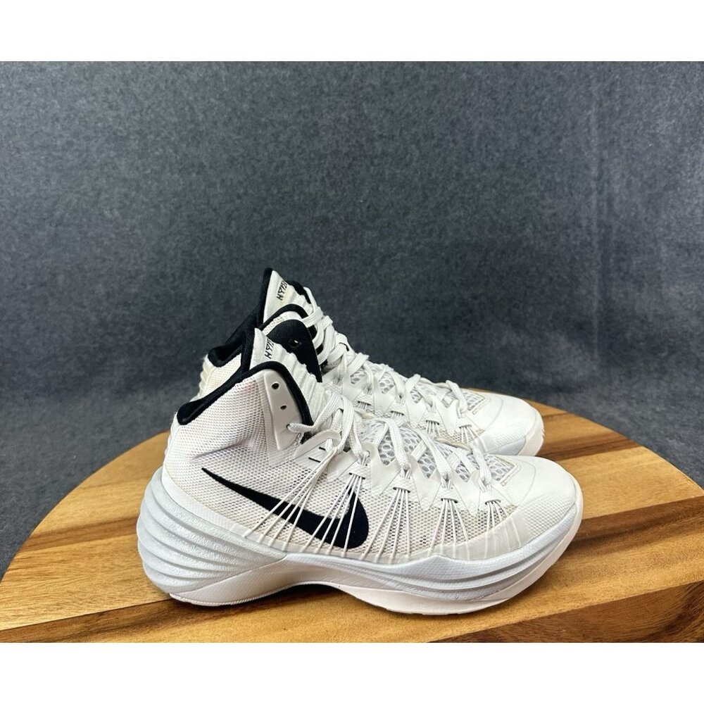 Nike Hyperdunk Womens Basketball Shoes White Mid Top Sneakers 599527-100 Size 6